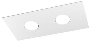 Plafoniera moderna top light area 1127 pl2 r gx53 led metallo lampada soffitto - Top Light