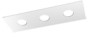 Plafoniera moderna top light area 1127 pl3 r gx53 led metallo lampada soffitto - Top Light