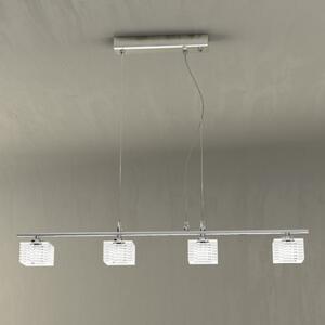 Outlet sospensione tp-metropolitan 1047 s4 g9 40w 4 luci lampada soffitto parete moderna - Lampadari Bartalini Outlet