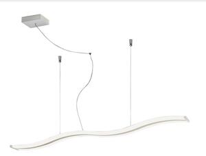 Lampadario moderno promoingross onda s120 dim led metallo metacrilato sospensione telecomando dimmerabile - Promoingross