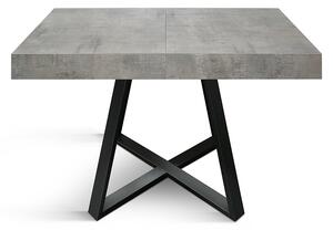 Tavolo allungabile <b> Mimì</b> da 95 a 145 con gambe incrociate nere