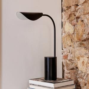 FARO BARCELONA Lampada da tavolo Liggera, nero, acciaio, altezza 27,9 cm