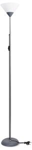 Lampada da terra a piantana Stick grigia E27 Aigostar