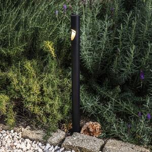 FARO BARCELONA Lampioncino LED, nero, alluminio, altezza 60 cm