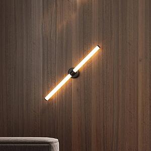 Maytoni Applique da parete a LED Axis, Ottone / Oro, Soggiorno / Sala da pranzo, Alluminio, Moderno, Applique a LED