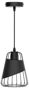 Lampadario da soffitto Fuse Nero opaco 1 x E27 Aigostar