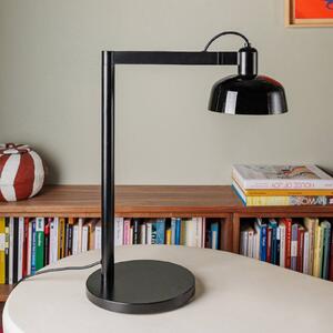 FARO BARCELONA Lampada da tavolo Tatawin, nero, acciaio/vetro, altezza 57,5 cm