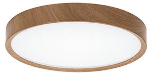 Plafoniera Led 24W Cornice marrone rotonda Bianco freddo 6500K Aigostar