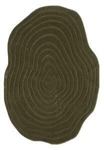 Tappeto verde scuro 160x230 cm Pebble - ESTE