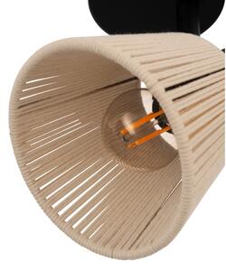 Eglo 44138 - Faretto da parete SEAGARD 1xE14/40W/230V beige/nero