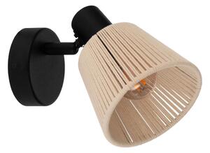 Eglo 44138 - Faretto da parete SEAGARD 1xE14/40W/230V beige/nero
