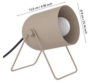 Eglo 44165 - Lampada da tavolo TILSTON 1xE14/8W/230V beige