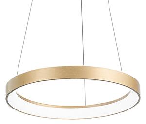 Lampadario anello gea luce krizia sm o 50w led 2800lm 3000°k alluminio oro classico interno - Gea Luce