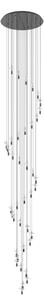 Eglo 390492 - Lampadario LED a cavo COMAREIRA 40xLED/2,1W/230V 2200/3000/4000K cromo