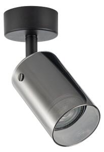 Plafoniera GU10 Orientabile da soffitto in Vetro Nero