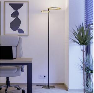 Eglo 901975-LED dimmerabile lampada da terra CASTELPOTO LED/16W/230V + LED/12W oro/nero