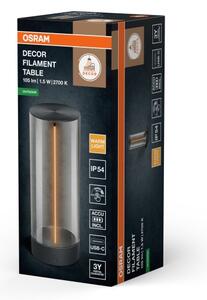 Osram - Lampada da tavolo per esterni ENDURA STYLE LED con dimmer a sfioramento, 1,5W/5V, 2500 mAh, IP54, antracite