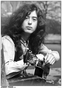 Posters, Stampe Led Zeppelin Jimmy Page - Guitar 1970