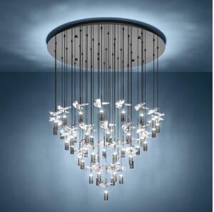 Eglo 390493 - Lampadario LED a sospensione su cavo COMAREIRA 43xLED/2,1W/230V 2200/3000/4000K cromo
