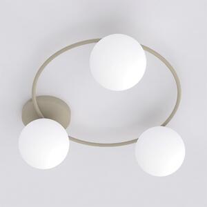 Lampada da soffitto in acciaio SOPRA 3 Mokka 3xE14