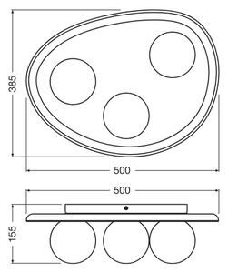 Osram - Plafoniera ACACIA NEST 3xG9/5W/230V acacia