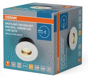 Osram - Faretto LED da incasso per bagno SPOT 1xGU10/4,3W/230V 2700K IP65 bianco