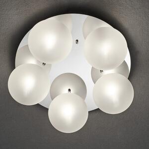 Plafoniera moderna illuminando pallina pallito5crst g9 led vetro sfera lampada soffitto - Illuminando