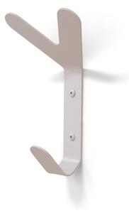 Gancio da parete grigio tortora in acciaio Frondo – Spinder Design