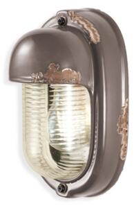 Outlet applique rustica ferroluce retrò vintage c292 vit e27 led ceramica lampada parete - Lampadari Bartalini Outlet