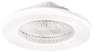 Ventilatore moderno perenz ring 7174 b ct led dimmerabile abs acrilico plafoniera - Perenz