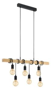 Eglo 78937 - Lampadario su filo TOWNSHEND 6xE27/60W/230V