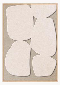 Quadro acustico incorniciato Stone Path 1