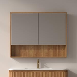 Specchio bagno contenitore 100 cm stile scandinavo | KAM-NORTH-100 - KAMALU