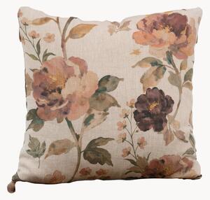 Copricuscino in lino Vintage Roses