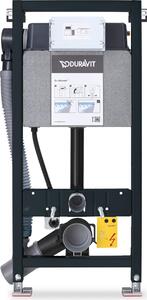 Elément dinstallation Duravit DuraSystem pour WC, construction sèche, extraction des odeurs, chasse deau hygiénique, 500x1148 mm, WD1014000000, WD1014000000