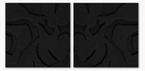Set di 2 pannelli fonoassorbenti componibili Soft Embrace 1+2