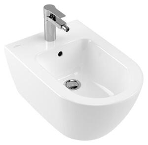 Villeroy & Boch Subway 2.0 bidet, suspendu, 1 trou de robinetterie, avec trop-plein, 375x565mm, 54000001, 54000001