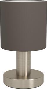 Eglo Lampada da tavolo LED Montetto acciaio, cappuccino