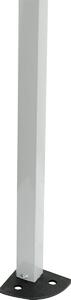 Gazebo acciaio Eori grigio chiaro L 295 cm x P 295 cm, H 2.55 m