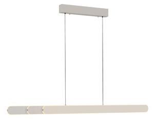 Schöner Wohnen 12577-39 - Lampada a sospensione dimmerabile su cavo ADRIANA 2xLED/24W/230V grigia