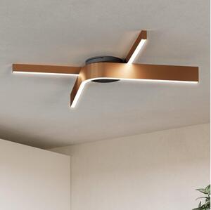 Eglo 901863 - Lampada da soffitto dimmerabile LED RGBW FOLCINO-Z 2xLED/18W/230V rame/nero