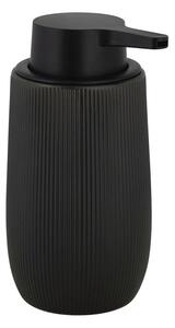 Dispenser per sapone nero in plastica 400 ml Fablo – Wenko