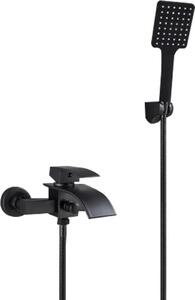 Rubinetto per vasca a cascata - Miscelatore - Corpo in acciaio inossidabile 304 - Cartuccia in Vetroceramica - Superficie verniciata - Filettatura da 1,27 cm - Resistente al calore - Nero