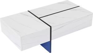 Tavolino Fortuna Lai - con sistema di illuminazione a LED controllato da app - bianco