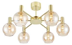 Plafoniera Markslöjd, Ambra, dimmerabile, Beige, Soggiorno, Metallo