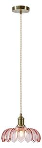 Lampada a sospensione Markslöjd, Kurage, dimmerabile, Rosa / Rosé, Cucina, Vetro