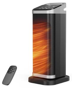 Stufa elettrica PTC da 2000W, con modalità ECO, oscillazione a 70°, timer e telecomando