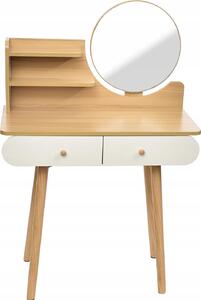 JUMI Toilette con specchio SCANDI cosmetici make-up Cassettiera scandinava
