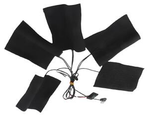 Cuscino elettrico riscaldante in tessuto, 3 livelli, temperatura regolabile, riscaldamento USB per uomini e donne