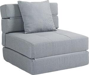 Fortuna Lai Poltrona letto pieghevole 2 in 1 con funzione letto, portata massima 100 kg, letto per ospiti per soggiorno e camera da letto